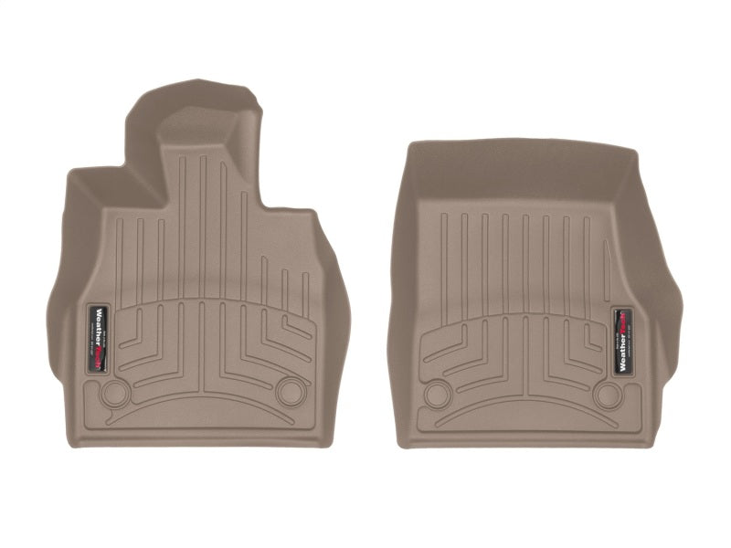 WeatherTech WT FloorLiner - Front - Tan Floor Mats Floor Mats - Rubber main image