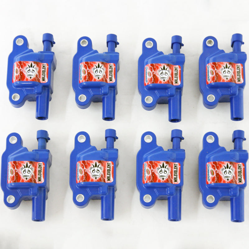 Granatelli Motor Sports Granatelli 14-23 GM LT Malevolent Coil Packs - Blue (Set of 8) 28-0514-CPBM 28-0514-CPBM Photo - Primary