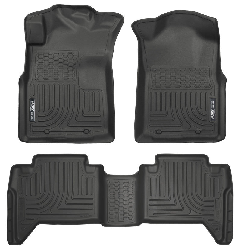 Husky Liners 05-13 Toyota Tacoma WeatherBeater Combo Black Floor Liners (3pc) 0X19U 98951 Photo - Primary