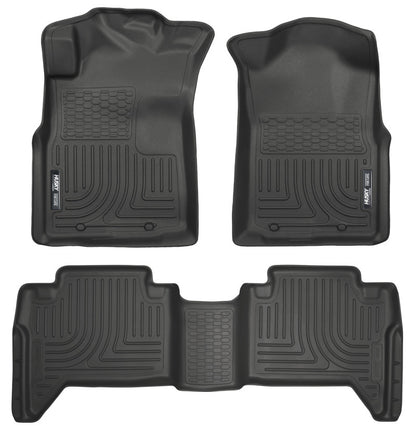 Husky Liners 05-13 Toyota Tacoma WeatherBeater Combo Black Floor Liners (3pc) 0X19U 98951 Photo - Primary