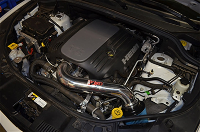 Injen Wrinkle Black Power-Flow Air Intake 2015 Dodge Durango R/T 5.7L V8 PF5021WB Photo - Mounted