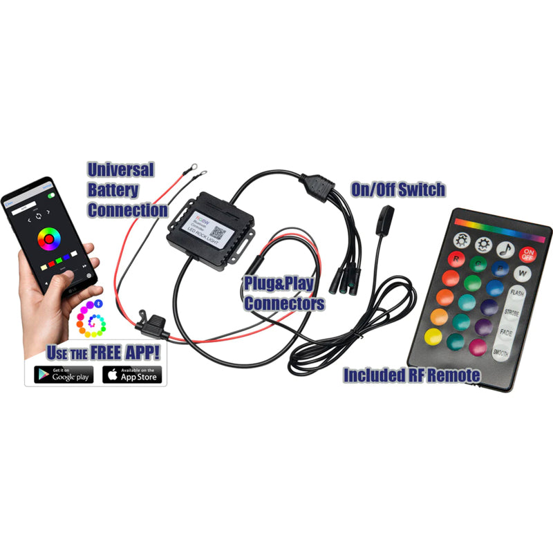 ORACLE Lighting LED Illuminated Wheel Rings - ColorSHIFT RGB+W 4215-339 4215-339 Product Specifications Sheet