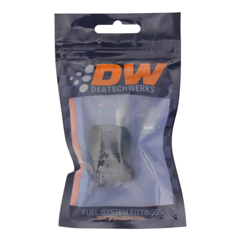 DeatschWerks 10AN Female Flare to 6AN Male Flare Reducer - Anodized Matte Black 6-02-0219-B 6-02-0219-B Photo - lifestyle view