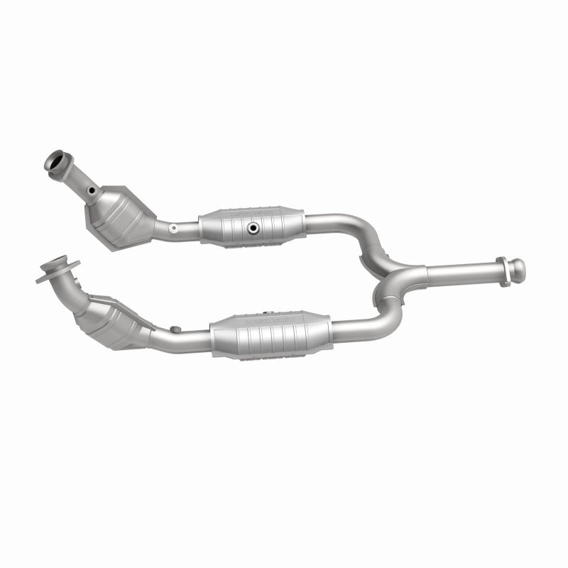 MagnaFlow Ford Mustang HM Grade Federal / EPA Compliant Direct-Fit Catalytic Converter 93345 360 Degree Image Set