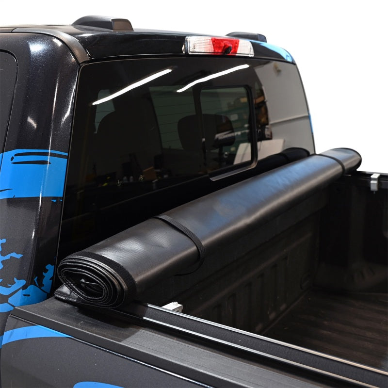 Westin 17-24 Ford F-250/350 Super Duty 6.75ft. Bed Soft Roll Tonneau Cover - Black 19-11005 19-11005 Photo - Mounted