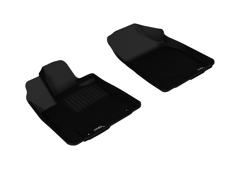 3D MAXpider 2008-2013 Toyota Highlander Hybrid Kagu 1st Row Floormat - Black L1TY15711509 L1TY15711509 Photo - Primary