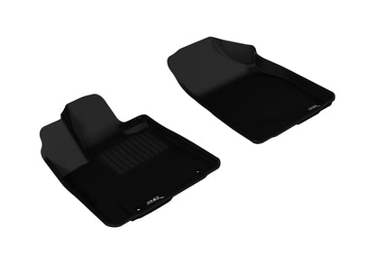 3D MAXpider 2008-2013 Toyota Highlander Hybrid Kagu 1st Row Floormat - Black L1TY15711509 L1TY15711509 Photo - Primary