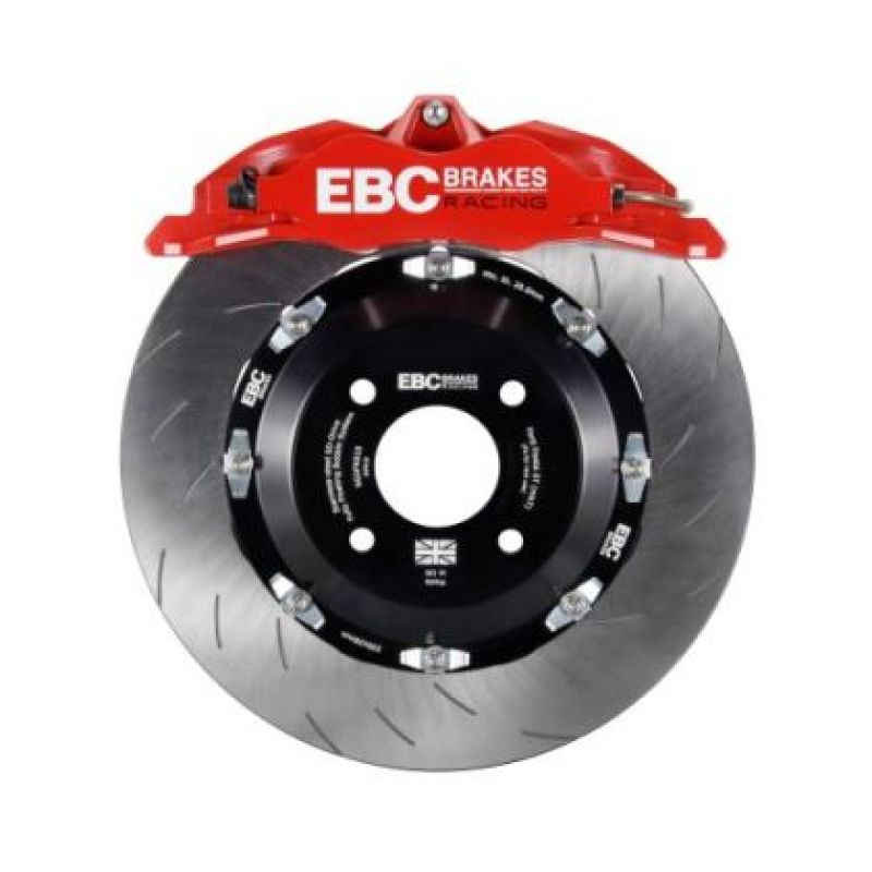 EBC Racing 04-09 Volkswagen GTI (Mk5) Red Apollo-4 Calipers 330mm Rotors Front Big Brake Kit BBK023RED-1