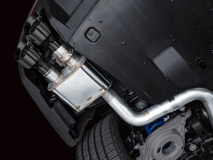 AWE Tuning AWE 2024 Ford Mustang Dark Horse S650 RWD SwitchPath Catback Exhaust w/ Quad Diamond Black Tips 3025-43375 3025-43375 Photo - Mounted