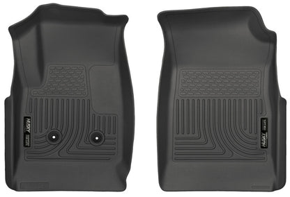 Husky Liners 15 Colorado Crew Cab/Ext Cab WeatherBeater Black Front Floor Liner 18111 Photo - Primary