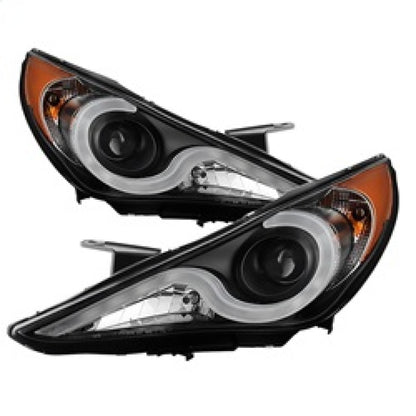 Spyder Hyundai Sonata 11-13 Verson 2 Projector - Light Bar DRL Blk PRO-YD-HYSON11V2-LBDRL-BK 5080882 5080882 Photo - Primary