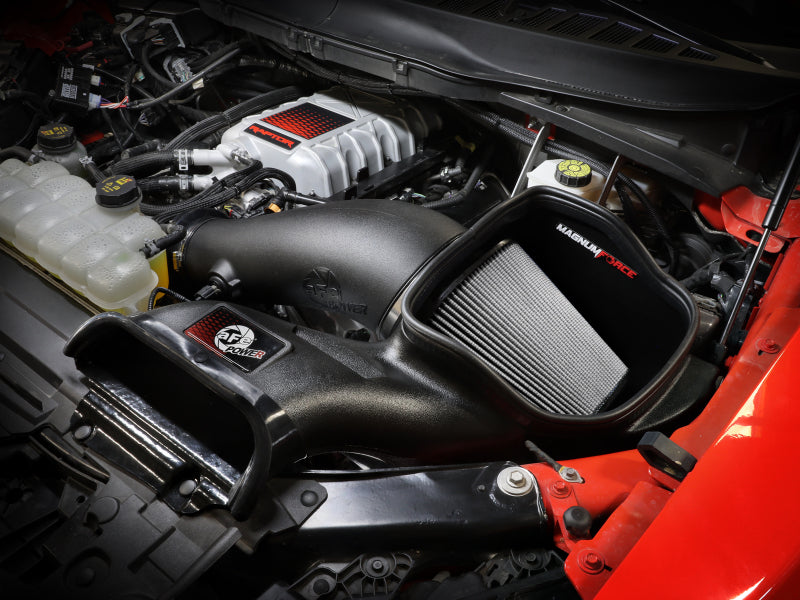 aFe 23-  Ford Raptor 5.4L Cold Air Intake 54-13080D 54-13080D Photo - Mounted