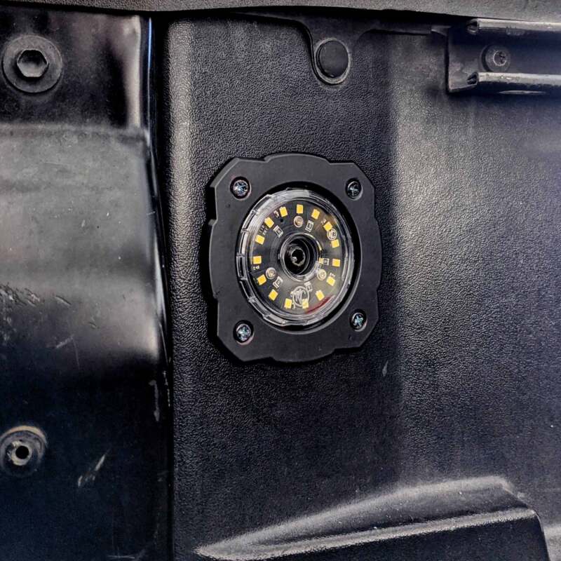 KC HiLiTES  Cyclone V2 Flush Mt Adap 1370 1370 Photo - lifestyle view