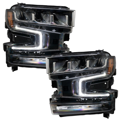 ORACLE Lighting Oracle 19-21 Chevy Silverado 1500 RGB+W Headlight DRL Upgrade Kit - ColorSHIFT 1441-330 1441-330 User 4