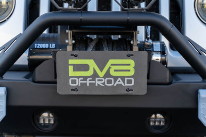 DV8 Offroad Fairlead Mounted Flip-Up License Plate Bracket LPBM-02 LPBM-02 Photo - Unmounted