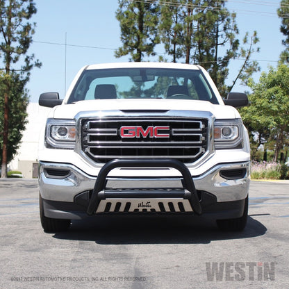 Westin 2016-2018 GMC Sierra 1500 Ultimate Bull Bar - Black 32-3925 32-3925 Photo - Mounted