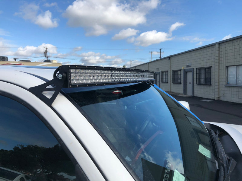 Cali Raised LED Cali Raised 05-23 Toyota Tacoma 52 Curved Led Light Bar Roof Brackets Kit - Brackets W/ 5D Optic Os CR2460 CR2460 Photo - Primary