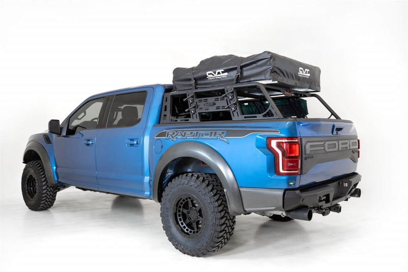 Addictive Desert Designs 2015+ Ford F-150 Overlander Chase Rack w/ 3rd Brake Light - Hammer Black C118822000103 C118822000103 Photo - Mounted