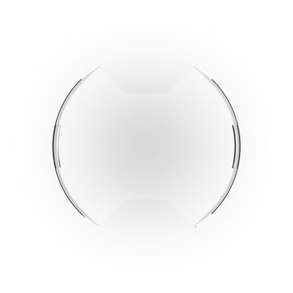 KC HiLiTES SlimLite 8in. LED Light Shield (Shield Only) - Clear 5207 5207 Photo - Primary
