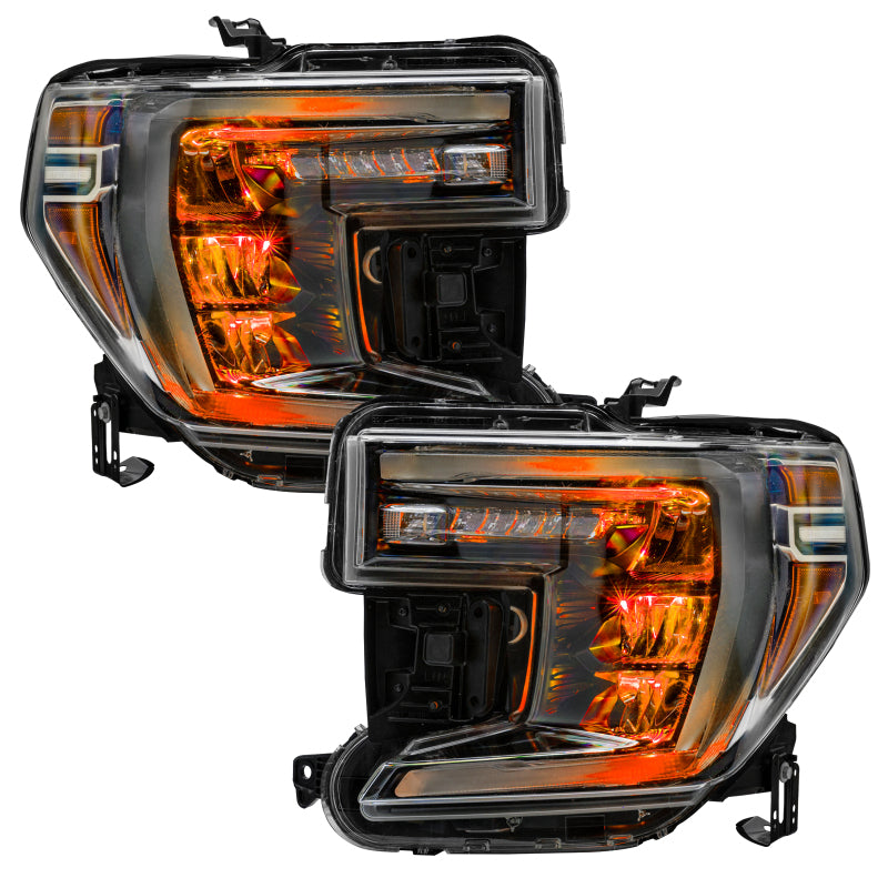 ORACLE Lighting Oracle 19-21 Silverado/Sierra 1500 RGB Demon Eye Headlight Upgrade Kit - ColorSHIFT w/o Controller 1440-334 1440-334 User 6