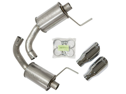 ROUSH 2015-2017 Ford Mustang 5.0L V8 Exhaust Kit w/ Round Tips 421834 421834 Photo - Primary