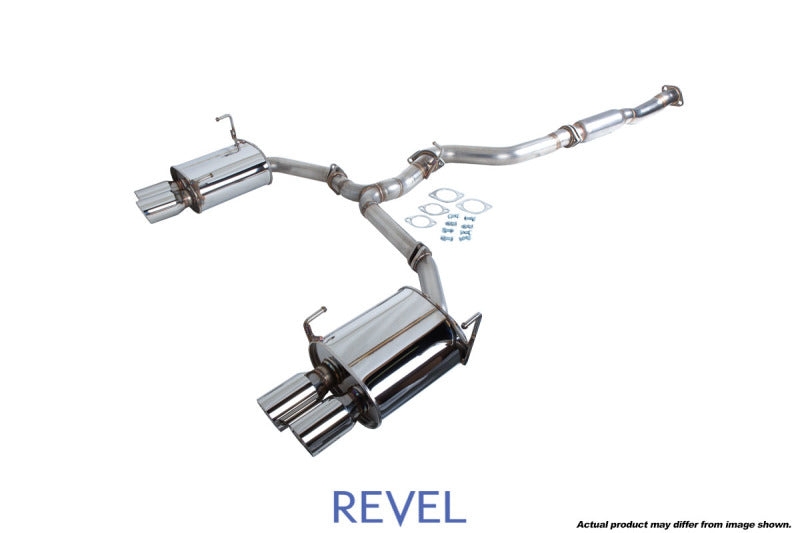 Revel Medallion Touring-S Catback Exhaust - Dual Muffler/ Quad Tip 15-17 Subaru Impreza WRX / Sti T70188R