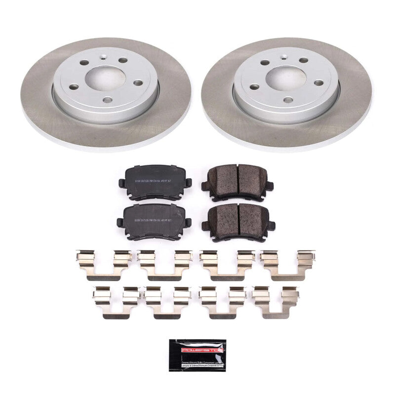 PowerStop Power Stop 05-09 Audi A4 Quattro Rear Semi-Coated Rotor Kit SC4624 SC4624 Photo - Primary