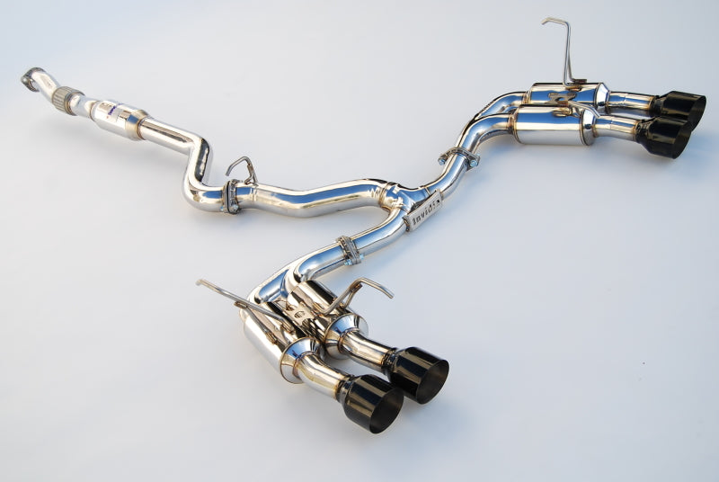Invidia 2015+ Subaru WRX / STI Gemini/R400 Single Layer Quad Black Tip Cat-Back Exhaust HS15STIGM4SB HS15STIGM4SB User 1
