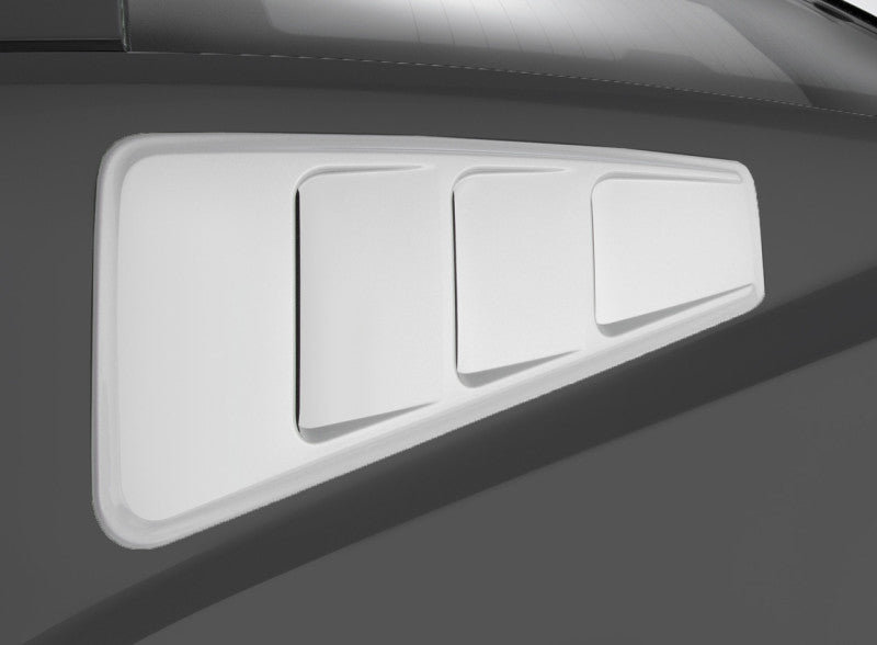 ROUSH 2010-2014 Ford Mustang Unpainted Quarter Window Louver Kit 420093 420093 Photo - Primary
