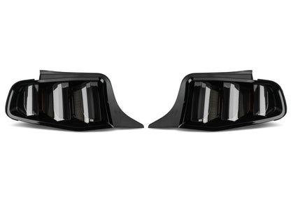 Raxiom 10-12 Ford Mustang Vector V2 LED Tail Lights - Gloss Black Housing (Clear Lens) 405839 405839 Photo - Close Up