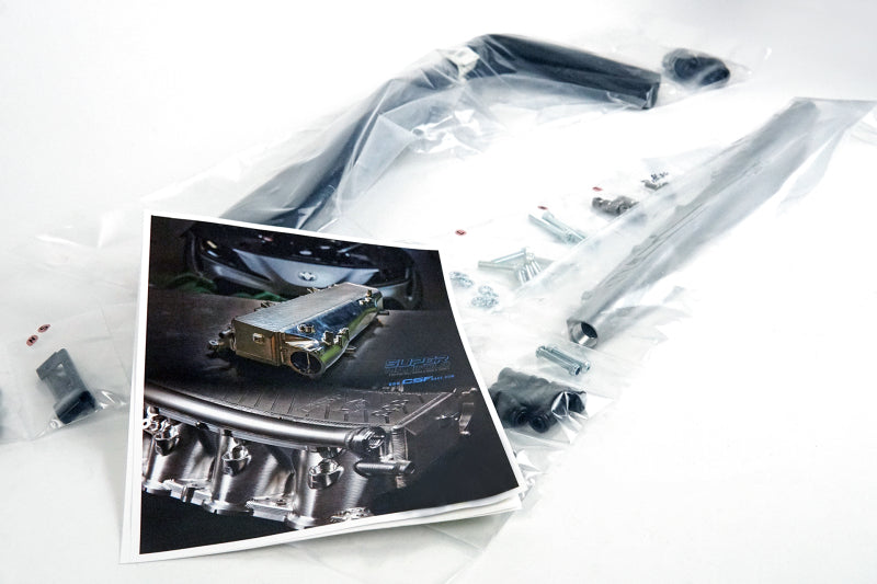 CSF Toyota A90/A91 Supra/ BMW G-Series B58 Charge-Air Cooler Manifold- Black 8200B 8200B Photo - out of package