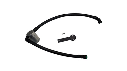 J&L 19-24 Chevy Silverado/GMC Sierra 1500 2.7L Passenger Side Oil Separator 3.0 - Clear Anodized 3093P-C 3093P-C Photo - Primary