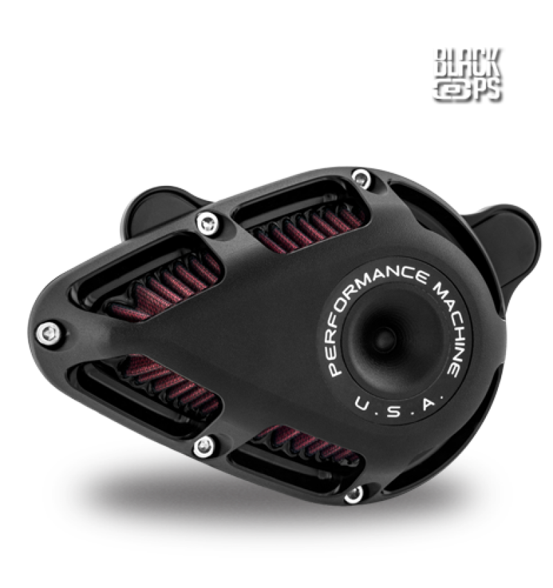 Performance Machine Jet Air Cleaner - Black Ops 0206-2114-SMB 0206-2114-SMB Photo - Primary