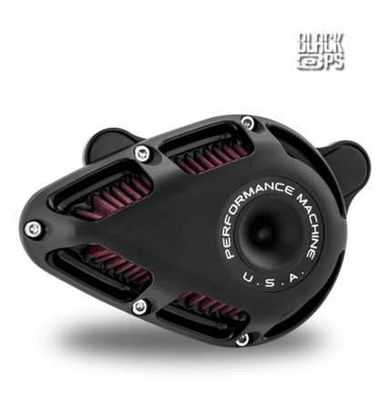 Performance Machine Jet Air Cleaner - Black Ops 0206-2114-SMB 0206-2114-SMB Photo - Primary
