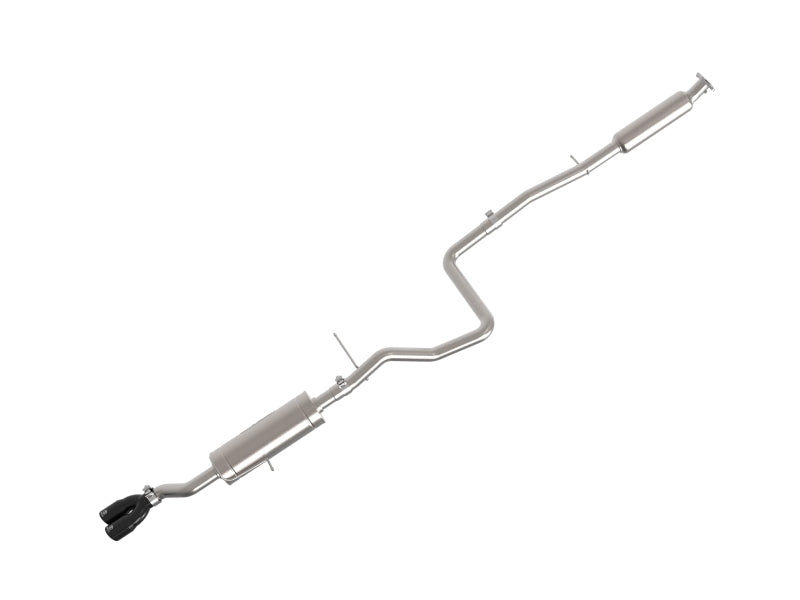 aFe Takeda Series 2 1/2in 304 SS Cat-Back 14-19 Ford Fiesta L4-1.6L w/Black Tip 49-33134-B 49-33134-B Photo - Primary