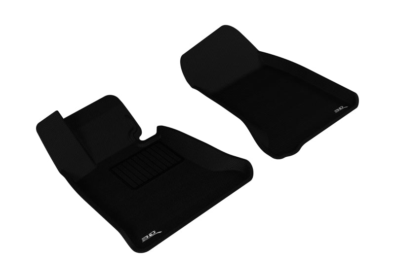 3D MAXpider 2004-2010 BMW 5 Series E60 Kagu 1st Row Floormat - Black L1BM05011509 L1BM05011509 Photo - Primary