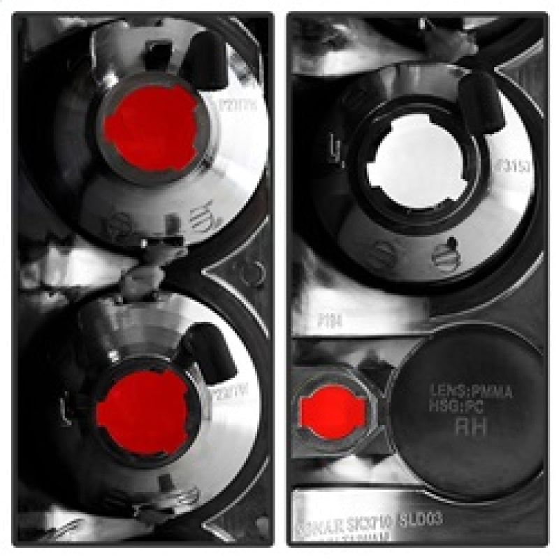 Spyder Chevy Silverado 1500 03-06 (Does Not Fit Stepside)Euro Style Tail Lights Chrm ALT-YD-CS03-C 5001702 5001702 Photo - Unmounted