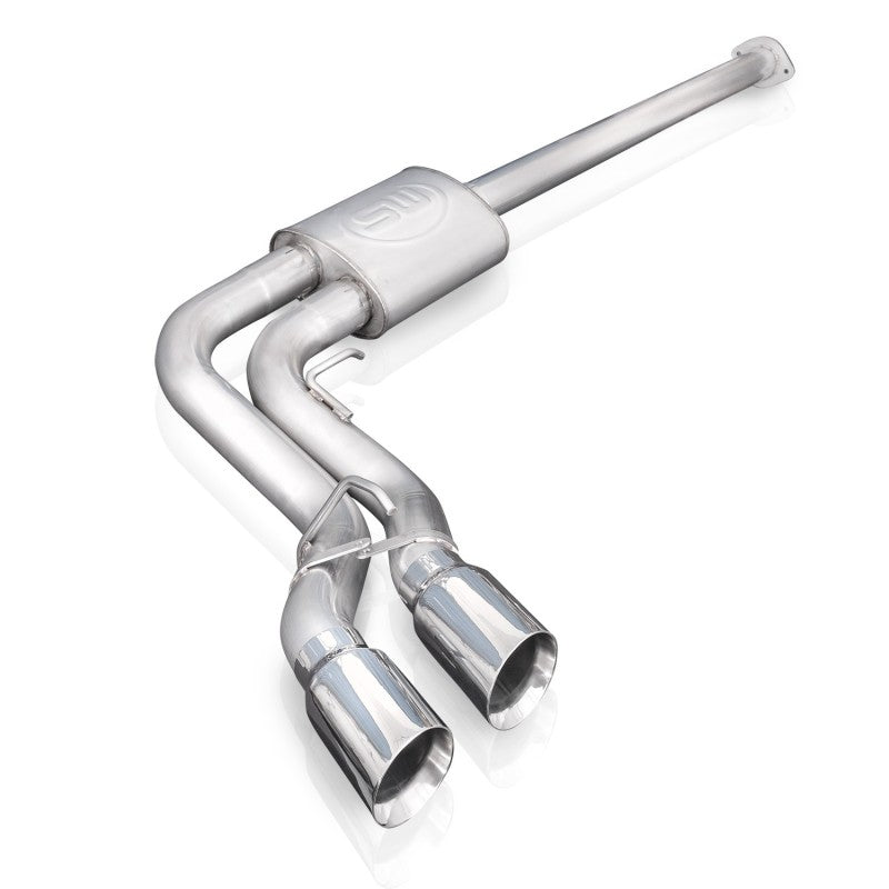 Stainless Works 15-19 Ford F150 5.0L Lightning Exit Catback System w/ 4in Tips FT18CBFT FT18CBFT Photo - Primary