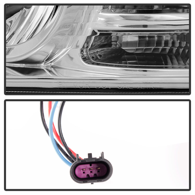 Spyder Dodge Ram 09-12 Projector Headlights Light Bar DRL Chrome PRO-YD-DR09-LBDRL-C 5080998 5080998 User 1