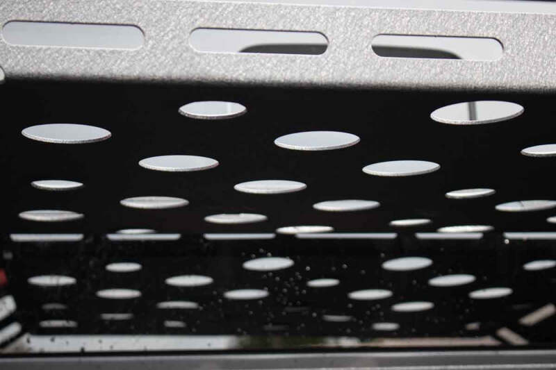 Fishbone Offroad 2020+ Jeep Gladiator Bed Storage Rack Steel Powdercoat FB21233 FB21233 Photo - lifestyle view