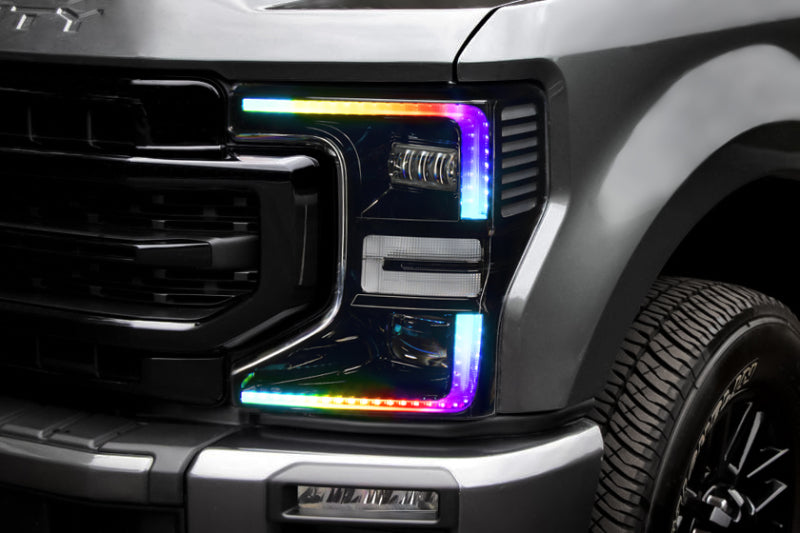 ORACLE Lighting Oracle 20-22 Ford F-250/350 Super Duty Dynamic ColorSHIFT Headlight DRL Upgrade Kit w/Switchback 1449-332 1449-332 User 1