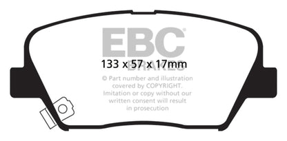 EBC Disc Brake Pad Set UD1432 Photo - Primary