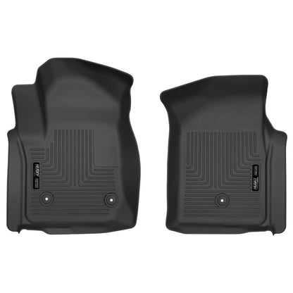Husky Liners 19-20 Chevy Silverado WeatherBeater Black Floor Liners - Front 13201 13201 Photo - Primary