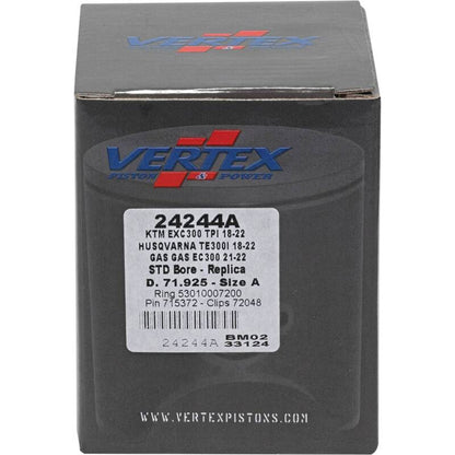 Vertex Pistons Vertex Piston 2024 KTM 300 EXC 300cc Cast Replica Piston Kit 24244A 24244A Photo - Primary