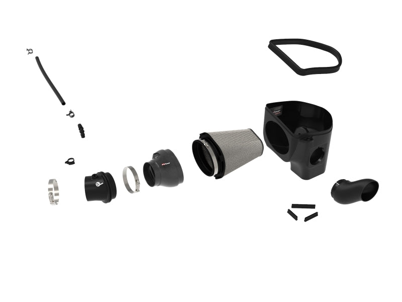 aFe Magnum Force Stage-2 Track Series Carbon Fiber AIS w/Pro Dry S Media-18 Dodge Challenger V8-6.2L 57-10001D 57-10001D Photo - Unmounted