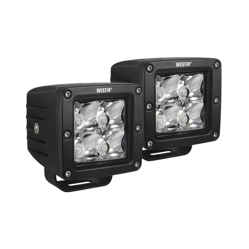 Westin Compact LED -4 5W Cree 3 inch x 3 inch (Set of 2) - Black 09-12200A-PR 09-12200A-PR Photo - Unmounted