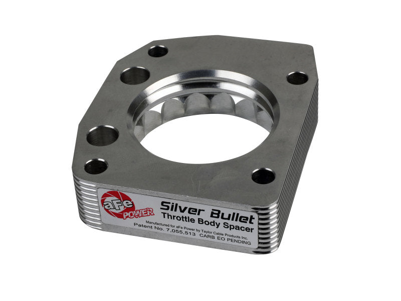 aFe 00-03 Honda S2000 L4 2.0L Silver Bullet Throttle Body Spacer - Silver 46-37005 46-37005 Photo - Primary