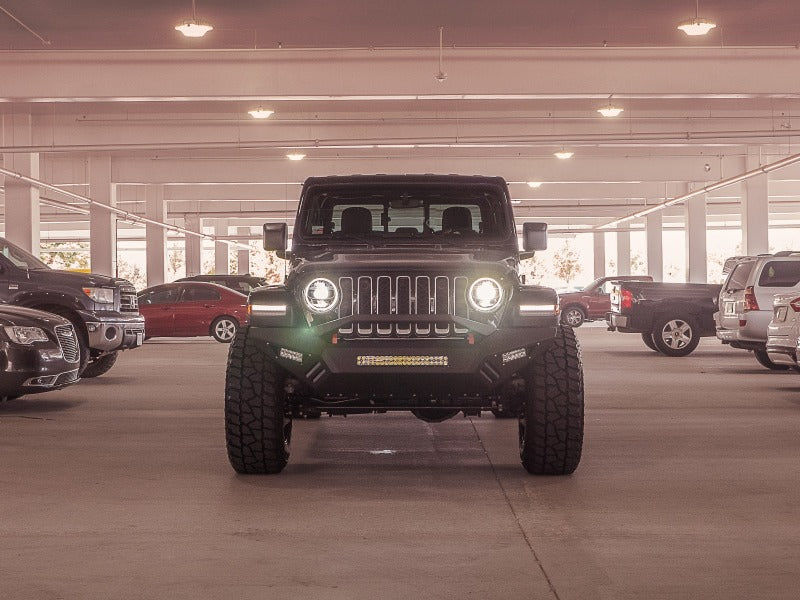 Road Armor 18-20 Jeep Wrangler JL SPARTAN Front Bumper - Tex Blk 5183XF0B 5183XF0B Photo - Primary