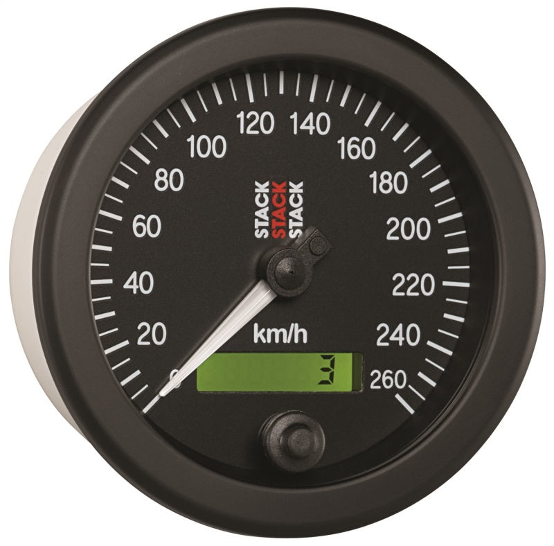 Autometer Stack 88mm 0-260 KM/H Electronic Speedometer - Black ST3802 ST3802 User 5