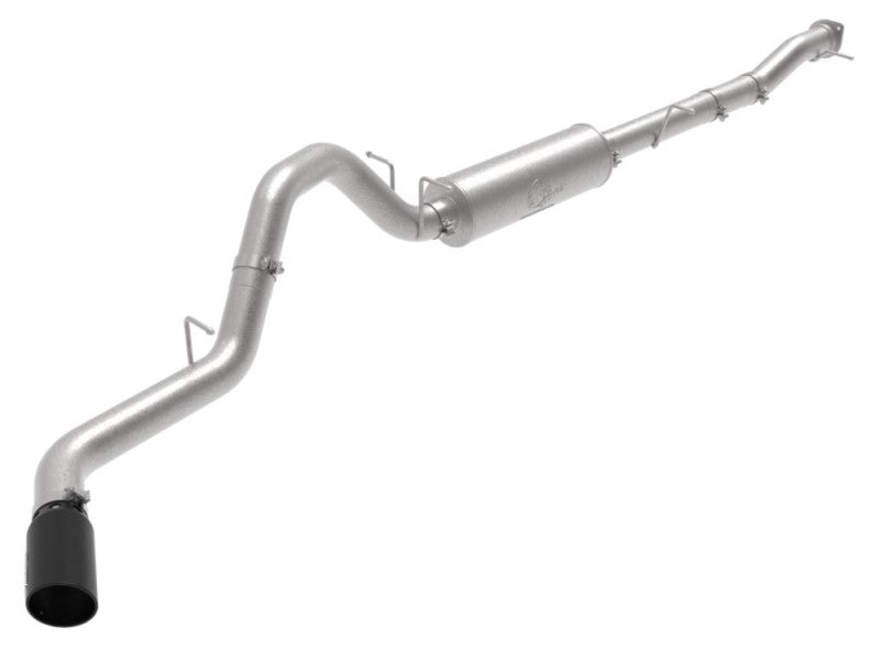 aFe Large Bore-HD 3in 409SS DPF-Back Exhaust System w/ Polished Tip RAM 1500 20-21 V6-3.0 49-42080-P 49-42080-P User 1